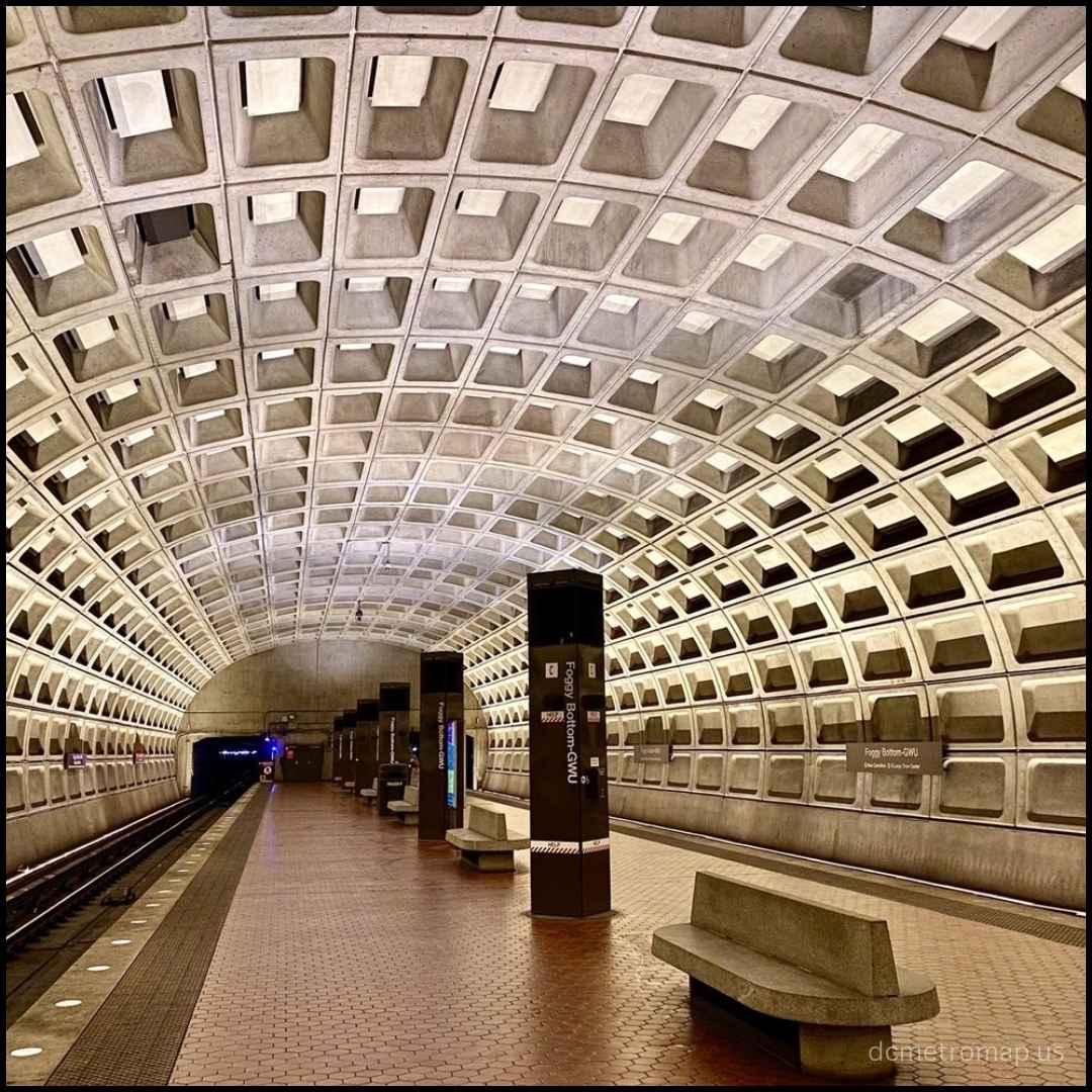 Metro Stations in DC Map