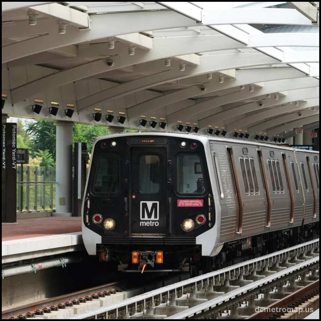 DC Metro Map Orange Line Stations