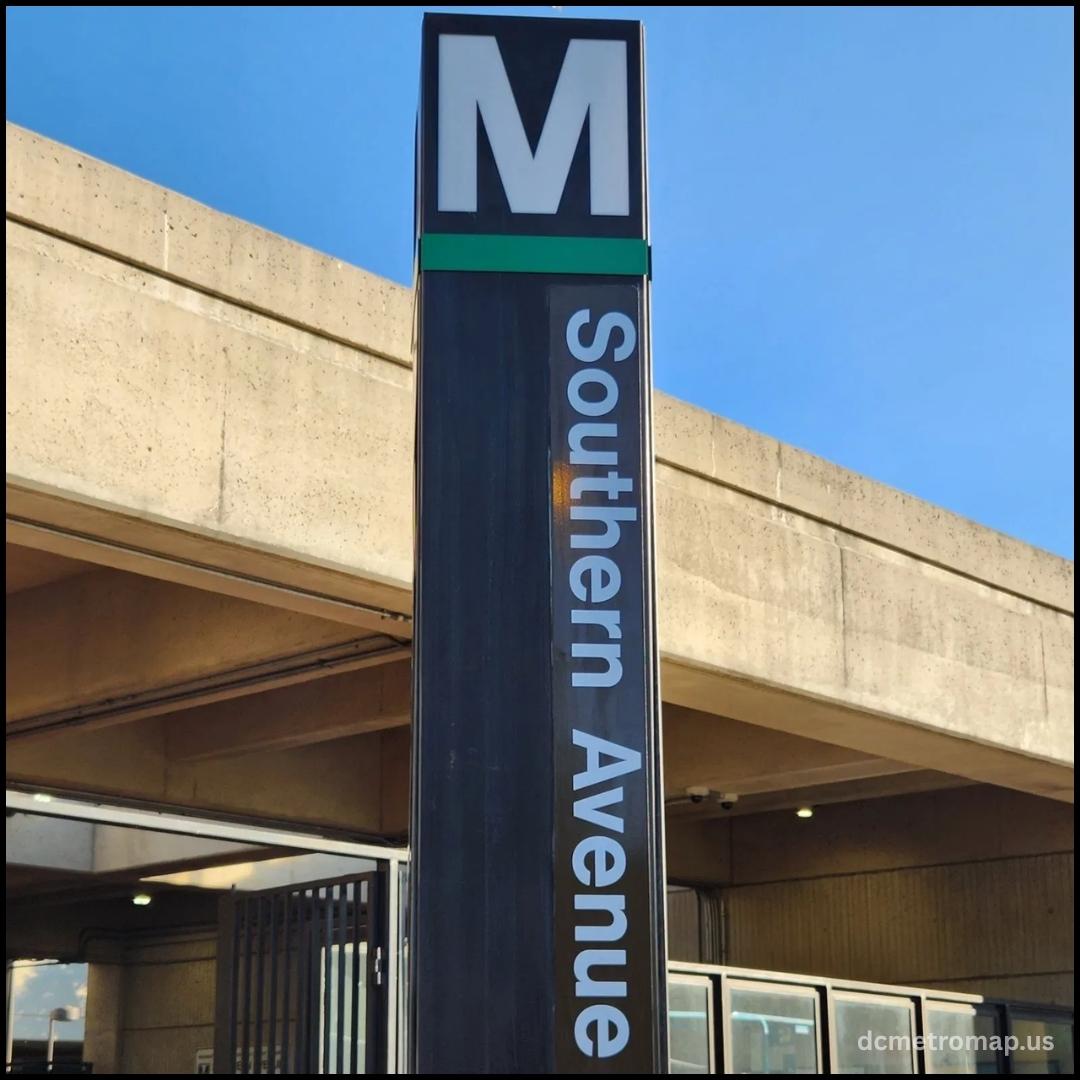Southern Ave Metro Station Washington DC