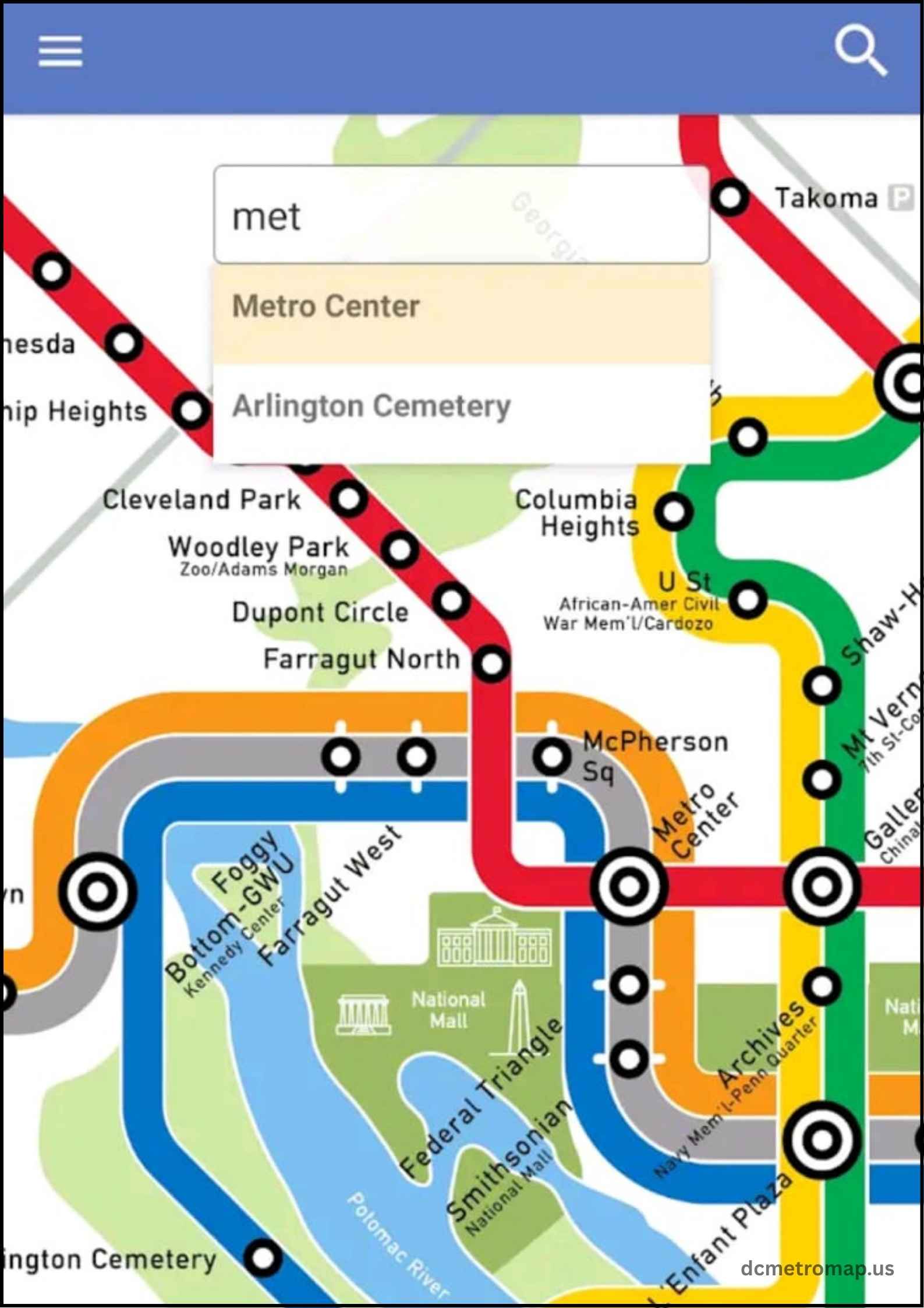 DC Metro App