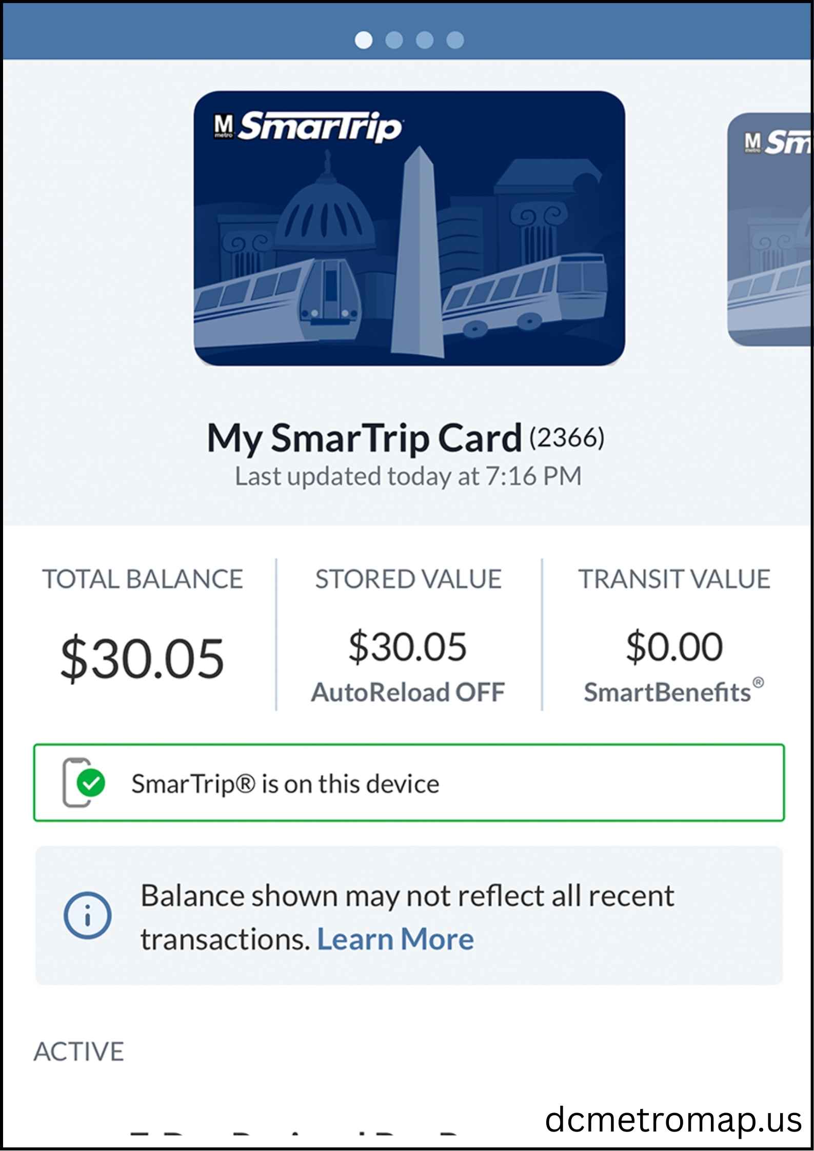 DC Metro Apple Wallet